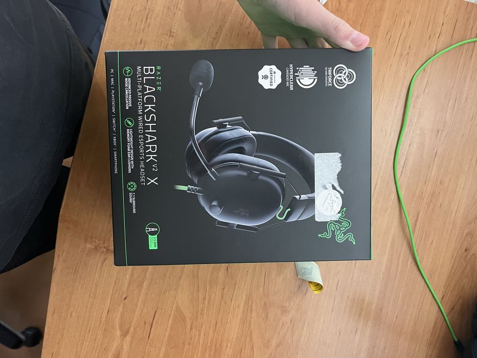 Razer blackshark V2 X слушалки heatset