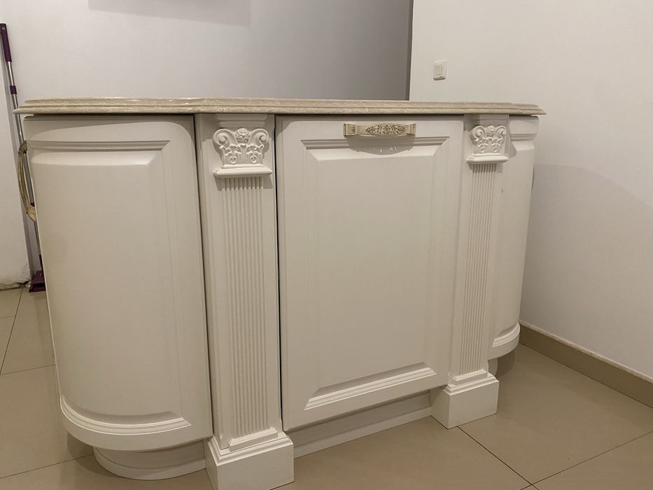 Insula/mobila Bucatarie cu blat Quartz  L140cm/l80cm