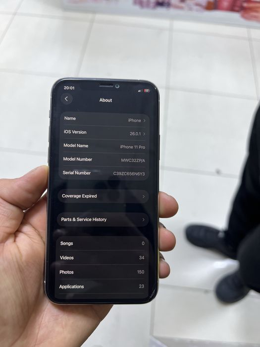 iphone 11 pro holati ideal