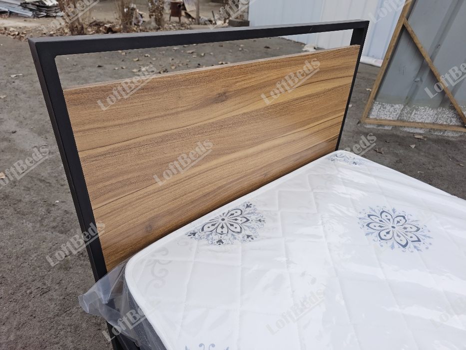 Металлическая Кровать АЛФА в стиле Лофт, в наличии имеется