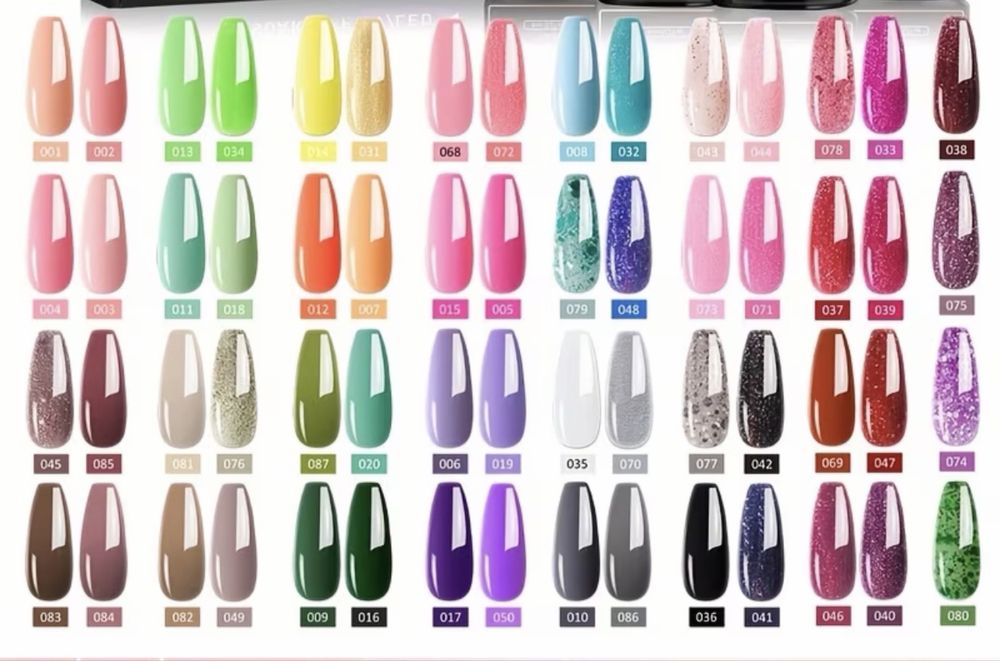 Комплект от 60 броя гел лак маникюр