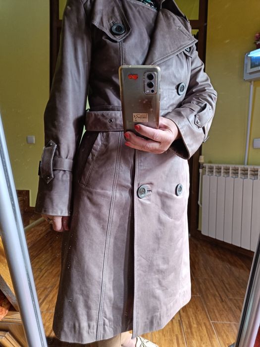 Haina de piele lunga