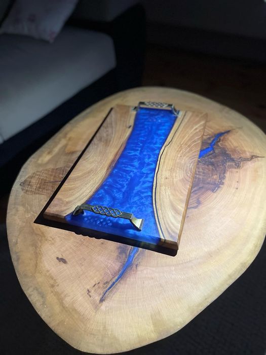 Дъски за сервиране на мезета от епоксидна смола