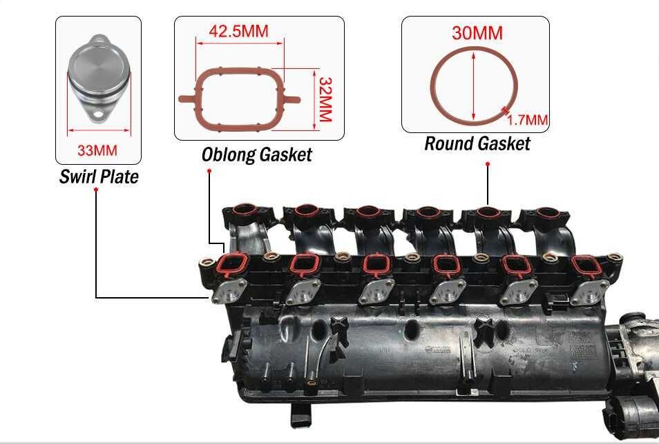 Тапи за вихрови клапи за BMW M57