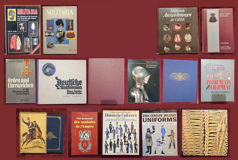 Военни униформи, медали, брони, екипировка / 15 книги /