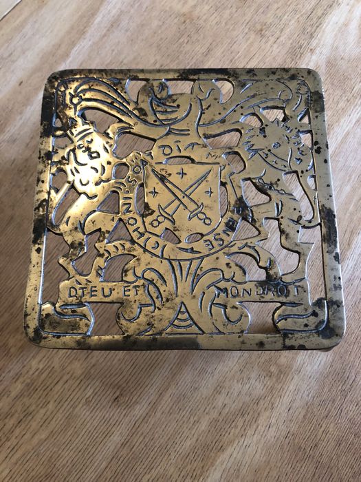 Античен меден чайник, внос от Англия