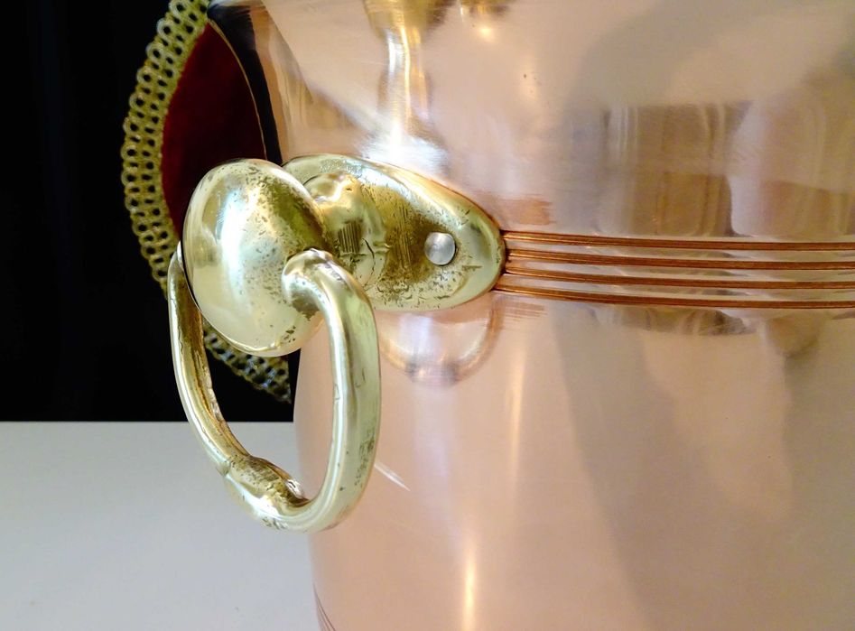 Френска медна шампаниера 1 кг.,8 литра.