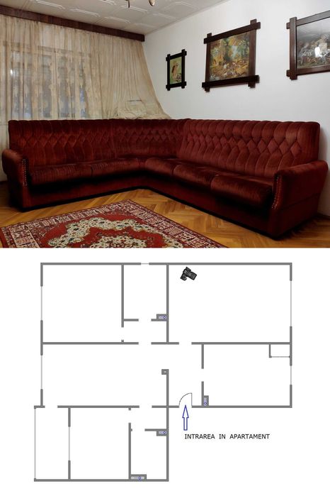 Vând  apartament  4 camere  Micro.4