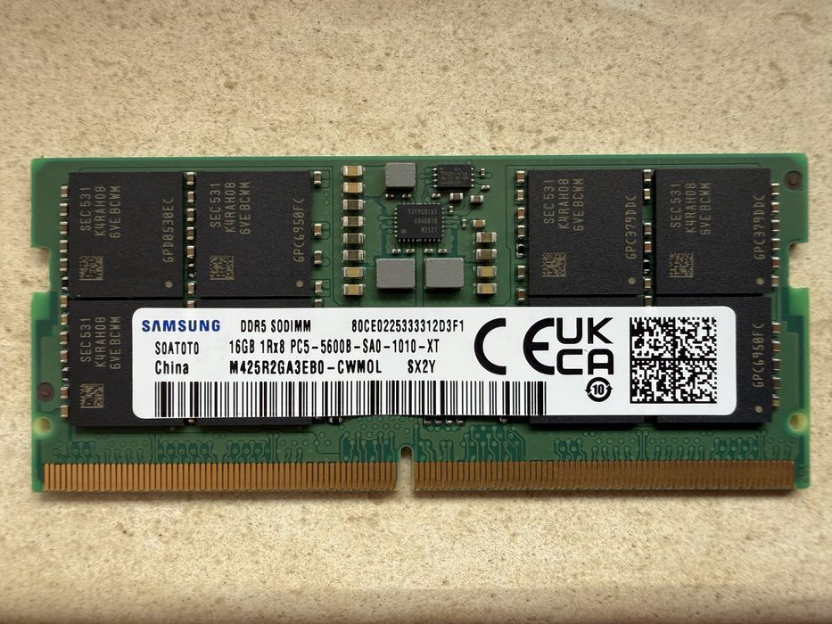 16GB RAM DDR5 5600 Samsung за лаптоп