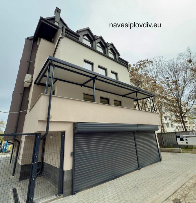 Навеси от термопанел. Изработка и монтаж. С възможност за остъкление