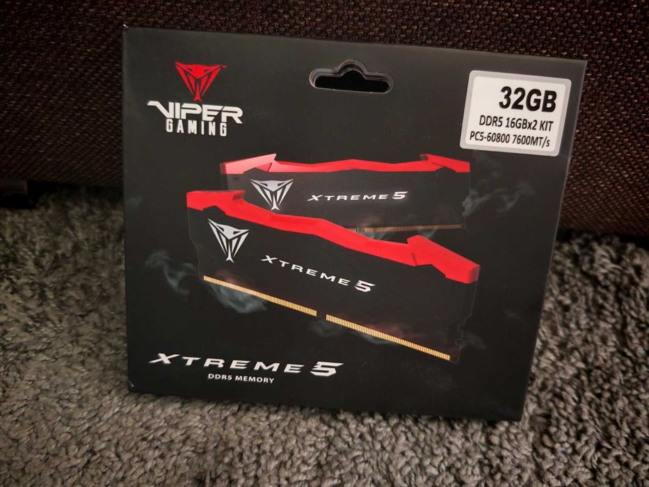 НОВА ! Рам памет Patriot Viper Xtreme 5 2x16GB 32GB DDR5 7600Mhz CL36