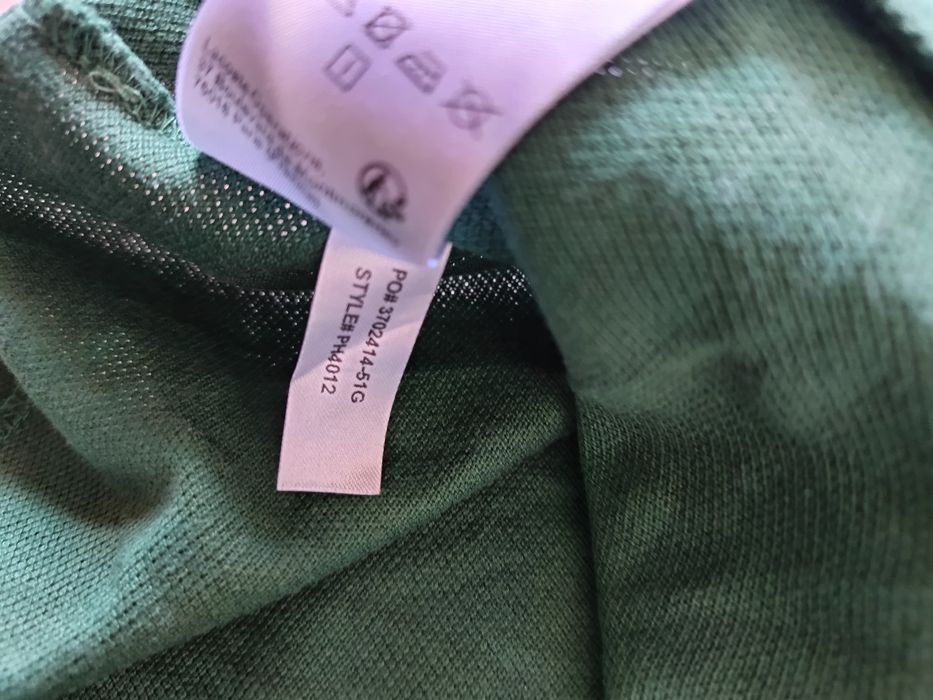 Оригинална мъжка тениска с яка Lacoste
