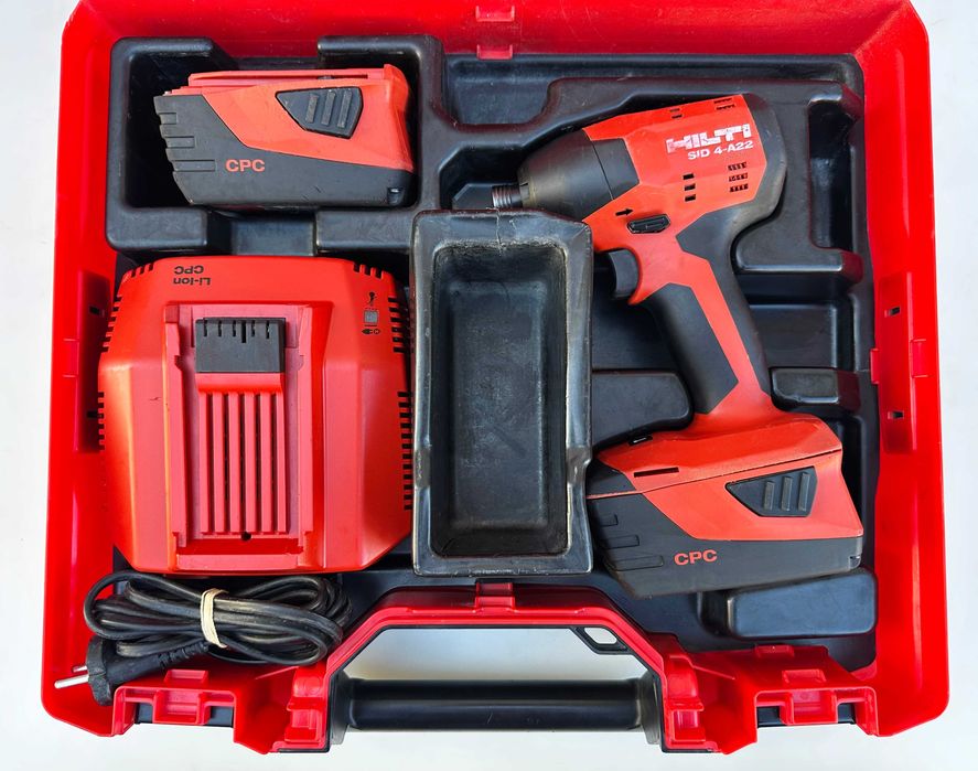 Hilti SiD 4-A22 - Безчетков акумулаторен импакт драйв 2x22V 5.2Ah 2023