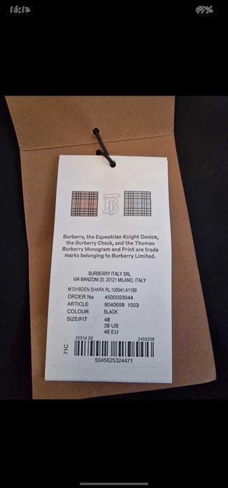 Vand pantaloni Burberry barbati