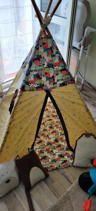 Детска индианска палатка типи