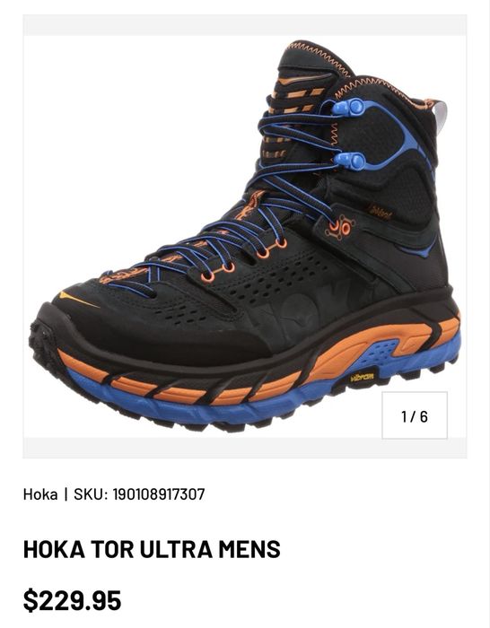Маратонки HOKA TOR ULTRA . Номер 44