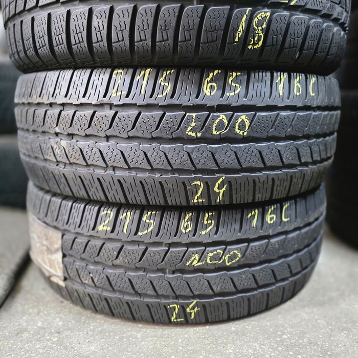 2x 215/65/16C M+S CONTINENTAL 2024 Stare excelenta