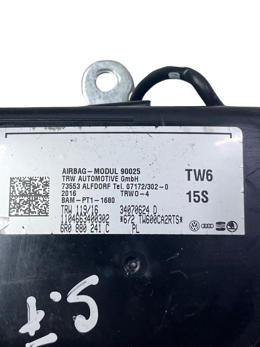 Airbag Scaun Stanga Fata Volkswagen Caddy Iv Box Saa, Sah 2015 - > 6R0