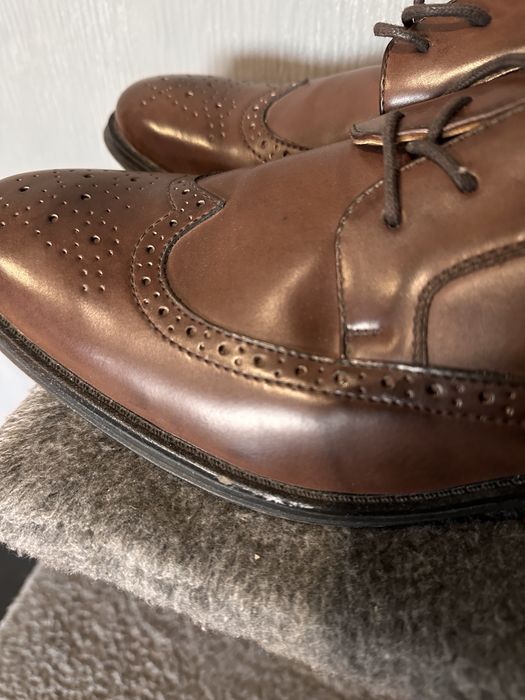 Мужские кожаные броги