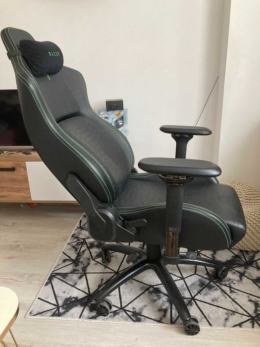 Gaming геймърски/офис стол Razer Iskur XL, Зелен