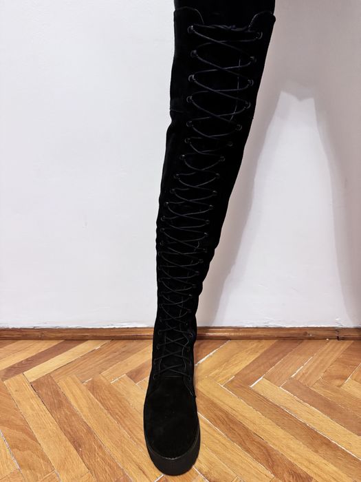 Cizme moja noi din piele intoarsa