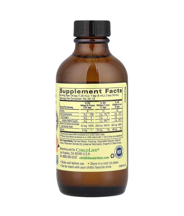 ChildLife Essentials, жидкая добавка с витамином