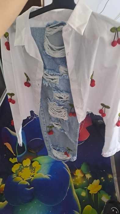 Compleu blugi+camasa