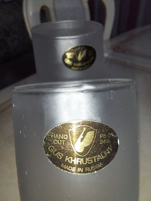 Фужеры хрустальные