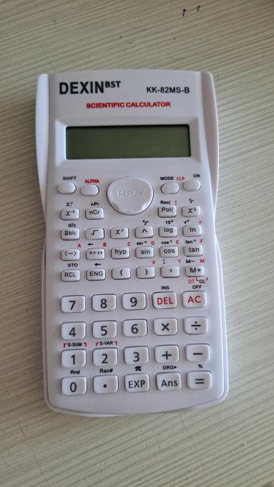 Научный калькулятор Dexin, рабочий