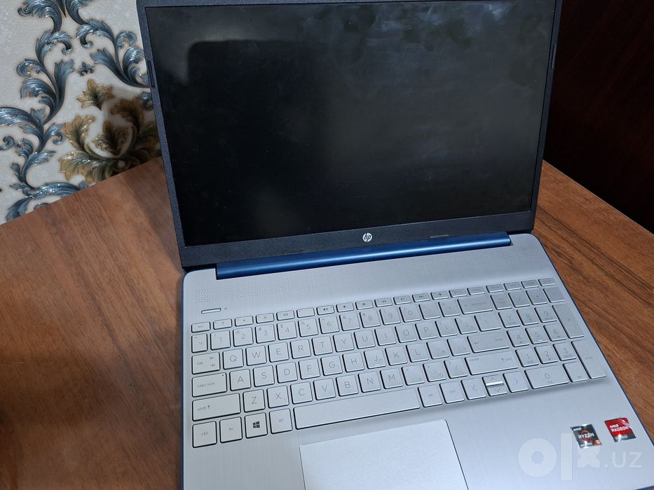 HP 15 Laptop / Ryzen 5 / 8GB RAM / 256GB SSD / Ideall holatda, karobk