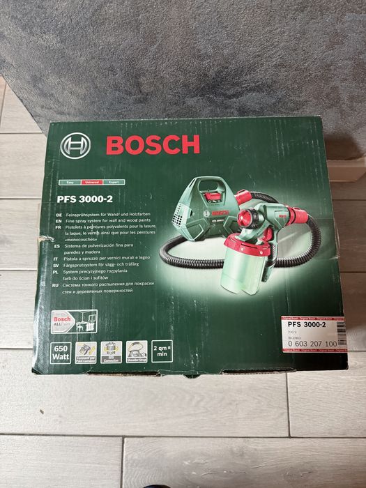 Pistol de vopsit Bosch PFS 3000-2, 650W