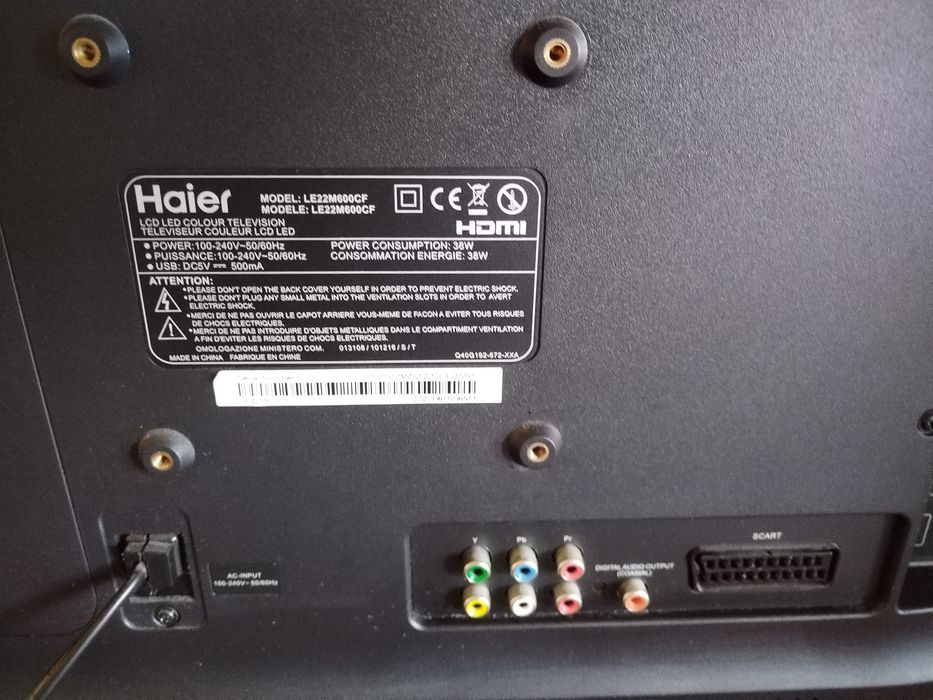 LED TV  Haier 22 инча телевизор
