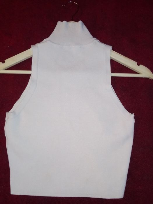 ZARA светлорозов топ