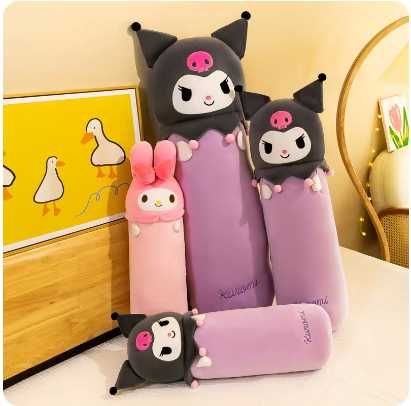 Плюшена играчка възглавница Hello Kitty Kuromi, 55см, Кити играчка