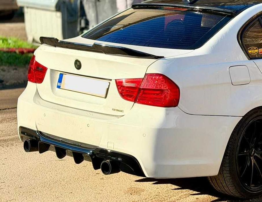 бмв е90 е91 дифузьор / добавка за задна броня bmw e90 e91