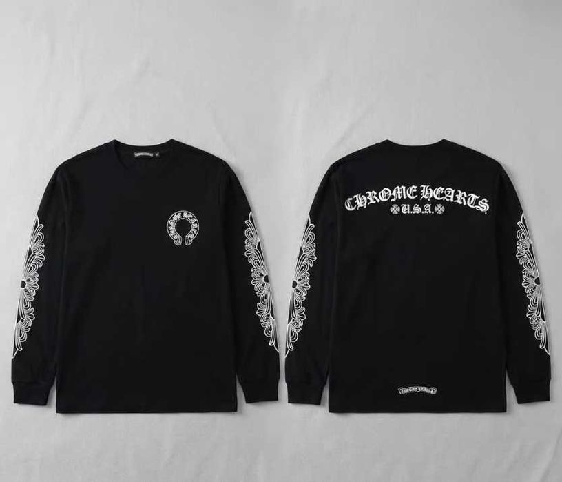 Chrome hearts long sleeve горница - черна