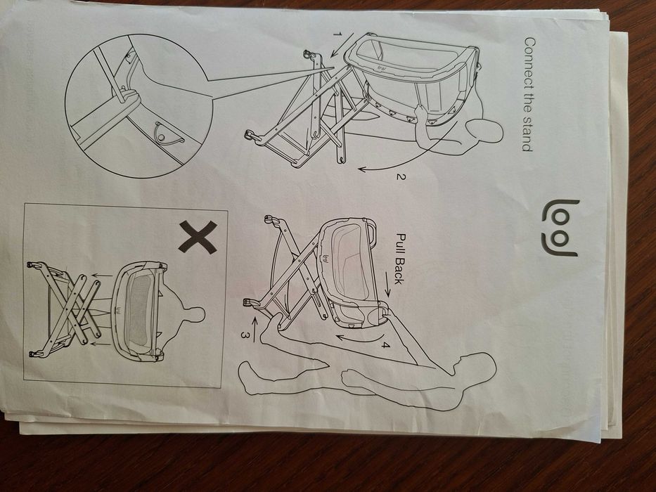 Продавам  бебешко легло тип люлка