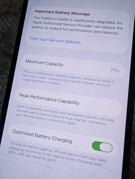 Iphone 12 pro, 128gb, 71%, touch problems