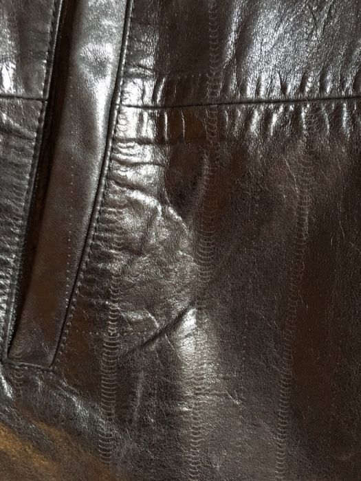 Кожанный плащ пр-во Турция