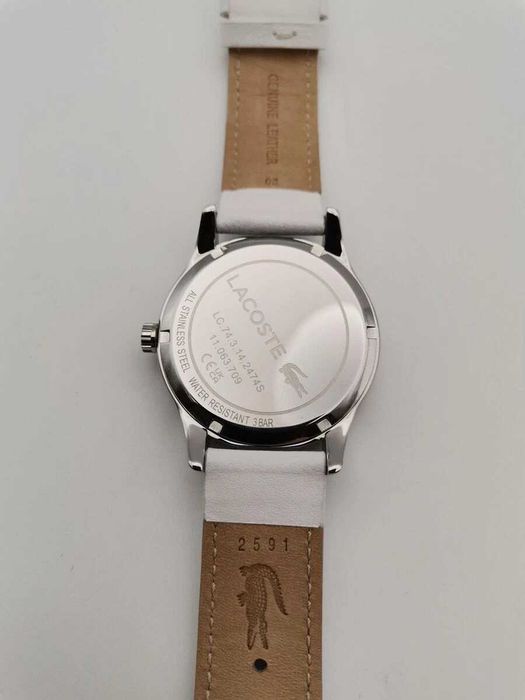 Дамски Часовник LACOSTE Victoria с бяла каишка НОВ