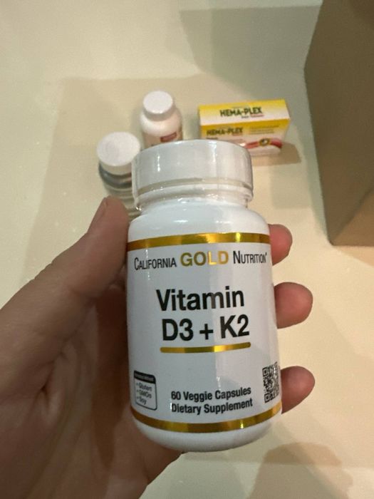 Vitamin d3 k2 “californiya Gold nutrition”
