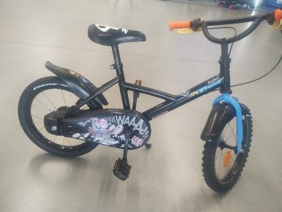 Btwin 16" negru - produs resigilat - (SecondHand) Decathlon