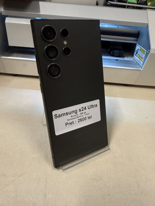 Samsung s24 ultra / 256  gb /12 gb ram / folie sticla cadou