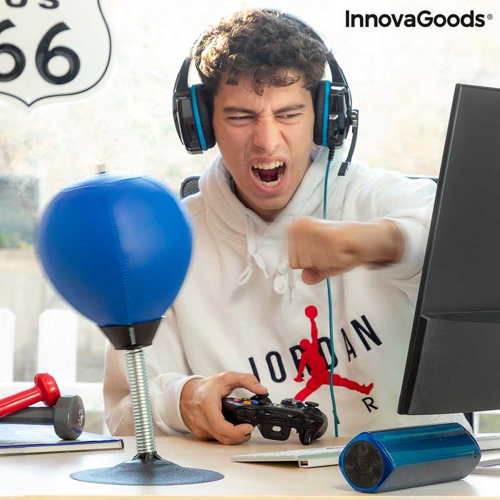 Настолна Надуваема Боксова Круша против Стрес Hittres InnovaGoods