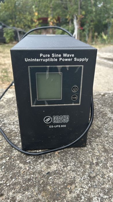 Sursă UPS centrală termică Braun Group ES-UPS 800 (800VA / 480W), Sinus Pur