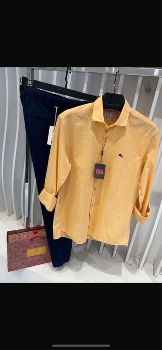 Ленени дълги панталони Etro Milano