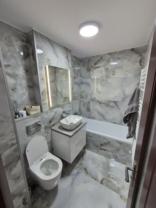 Apartament cu 2 camere  complet mobilat si utilat.