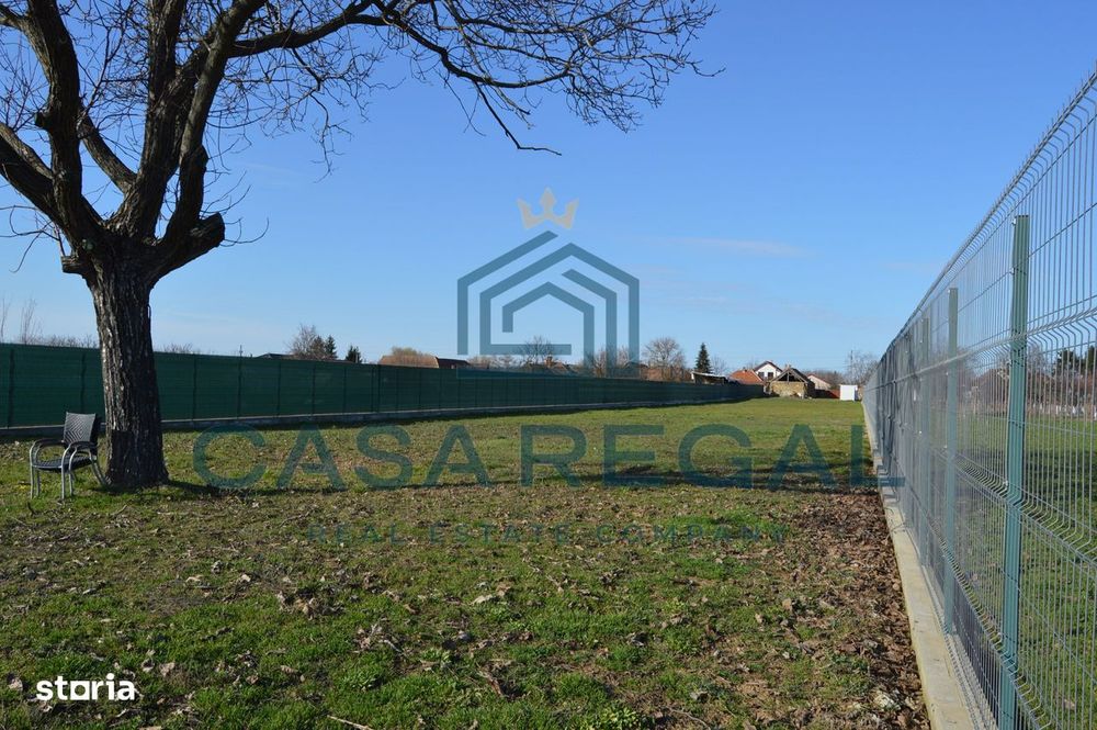 Teren 3500 mp împrejmuit, central, Biharia, lângă Profi, utilități