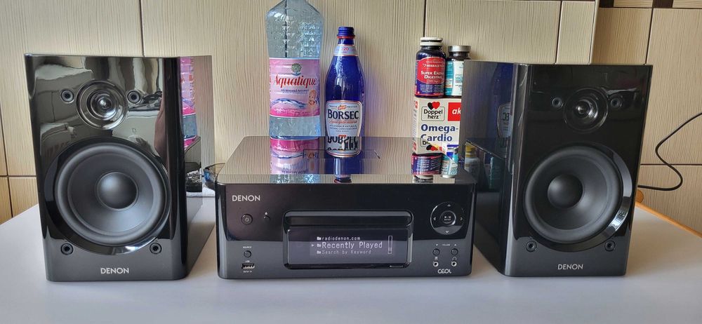Denon RCD-N8, WI-FI, INTERNET RADIO, MUSIC SERVER, UPNP, USB, CD, TUNER, SPOTIFY, TIDAL, pachet complet, sunet de calitate specific Denon.