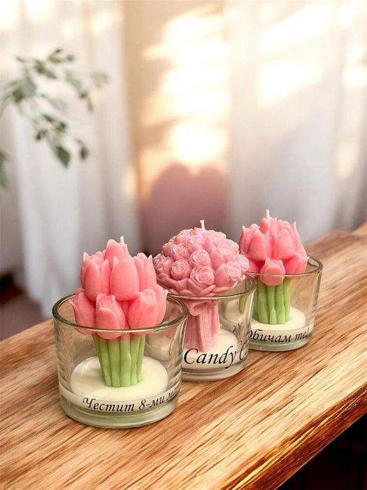 Свещ от соев восък